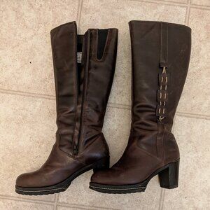 Saute Mouton Leather Knee-High Boots size 7